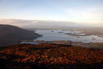 View of the Killarney Park, Lakes and Muckross house