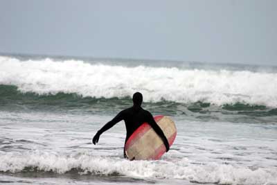 Dingle Surfer at Brandon Bay