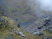 Last Lake on the way to Irelands highest Mountain