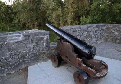 Canons at Ross Castle killarney