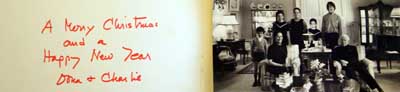 Christmas Card from Charlie Chaplin