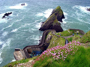 Dunquin Pier on the dingle peninsula.