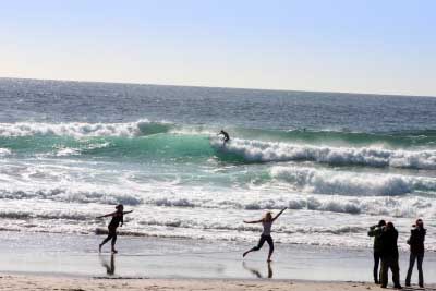 Kids having Fun at a beach