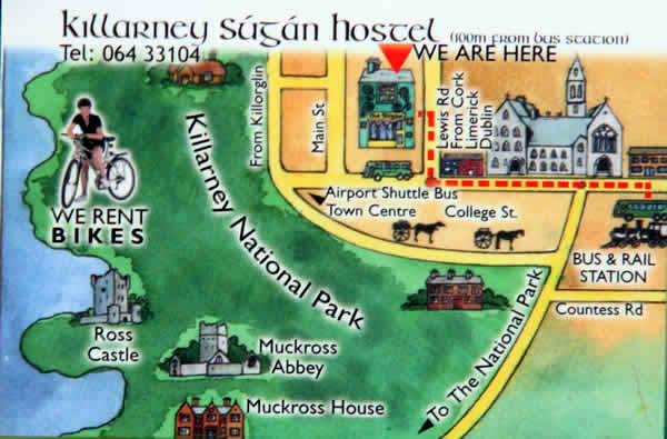 Map of killarney