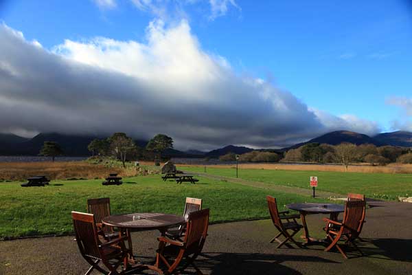 Outdoor dining in Killarney