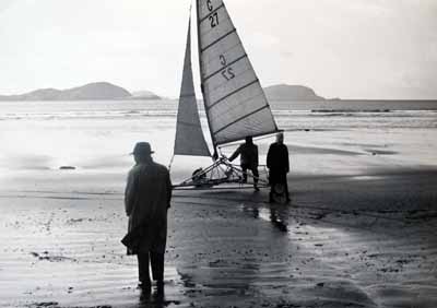 Charlie Chaplin with a Sandyacht in Waterville with Billy Huggard