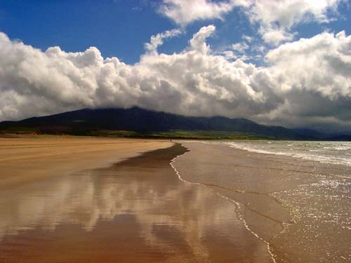 Blueflag beach in kerry